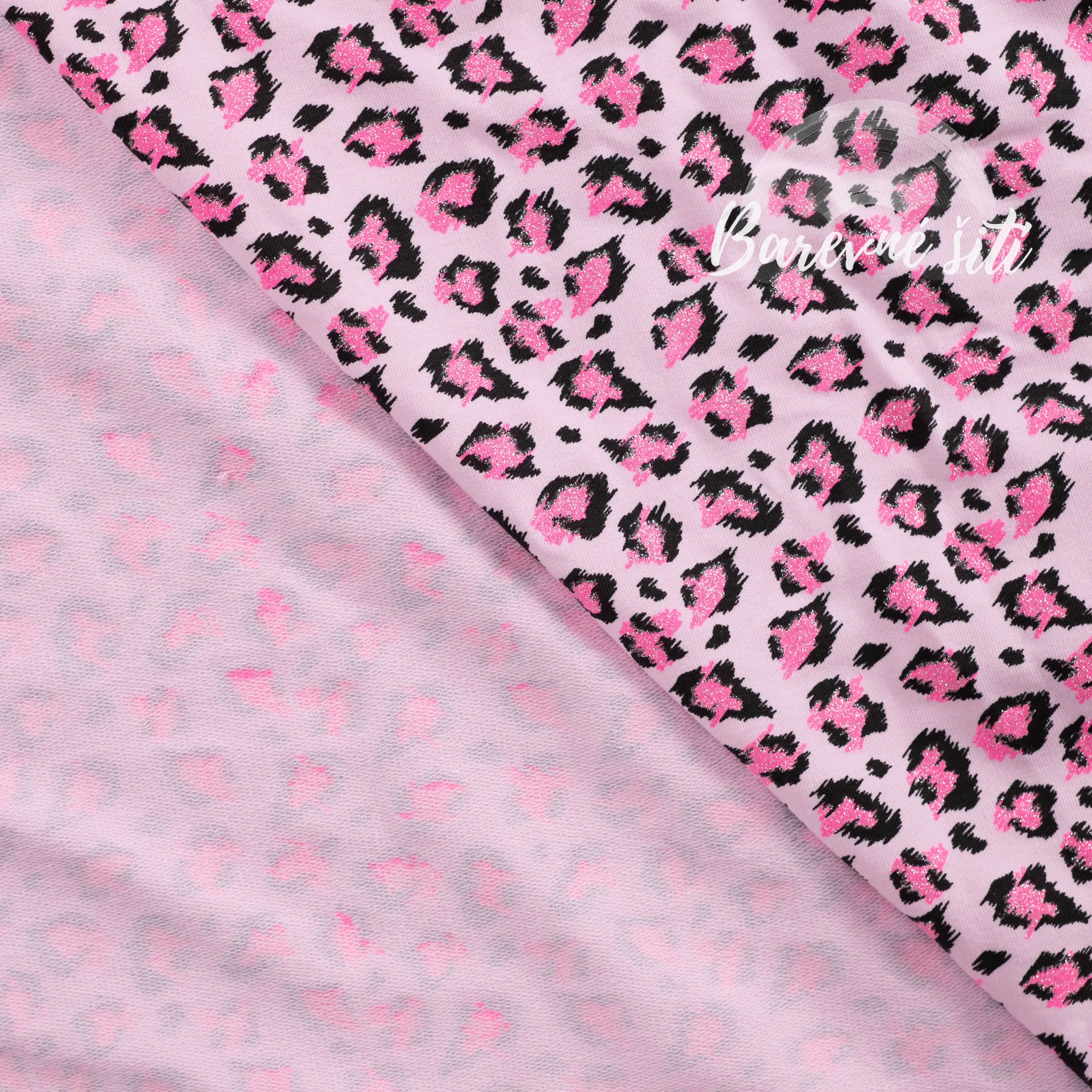 Teplákovina, Leopard růžový s glirty (E)