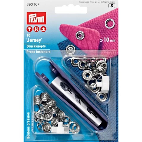 Stiskací knoflíky JERSEY 10 mm Prym (E)