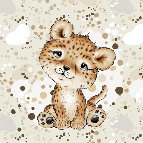 Teplákovina Leopardík, RAZ, panel (E)