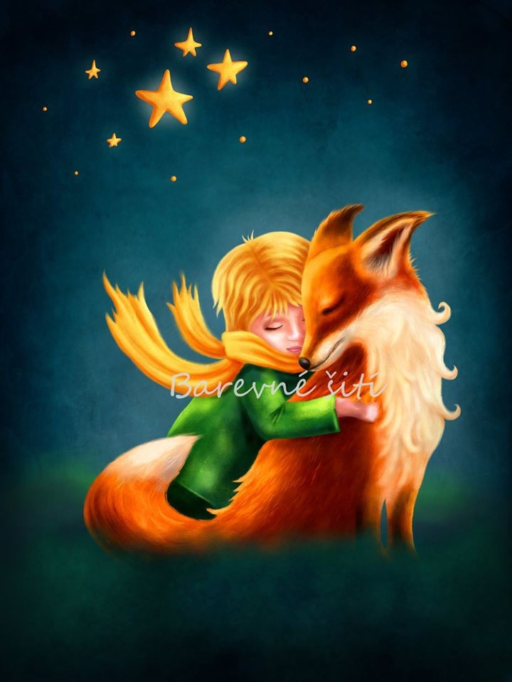 Úplet, Malý princ s liškou, panel M (E)
