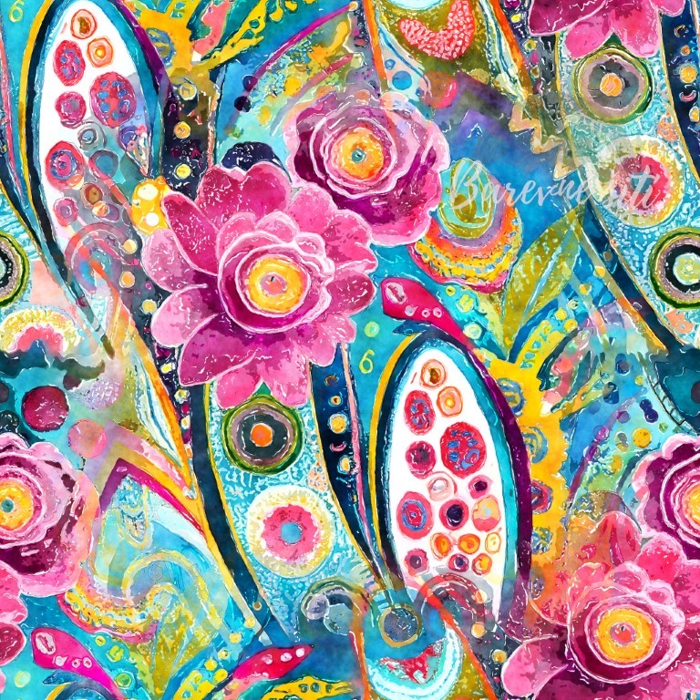 Úplet, Boho paisley (E)