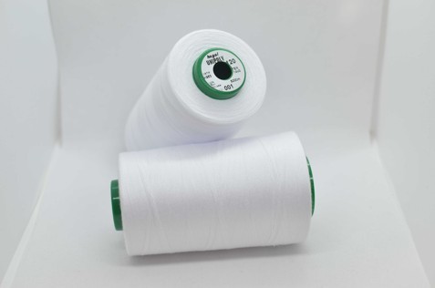 Bílá 011 overlock niť, UNIPOL 5000m