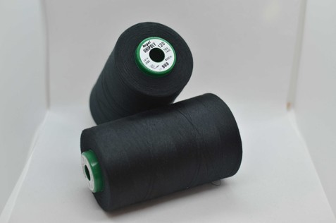 Černá 299 overlock niť, UNIPOL 5000m