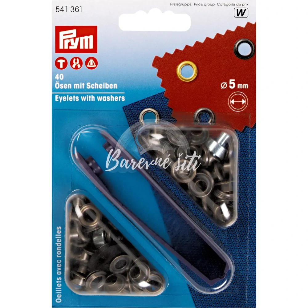 Průchodky Staromosaz Prym 5mm (E)
