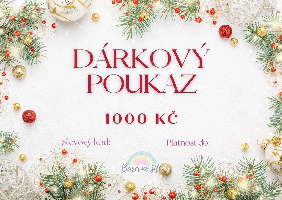 Dárkový vánoční poukaz