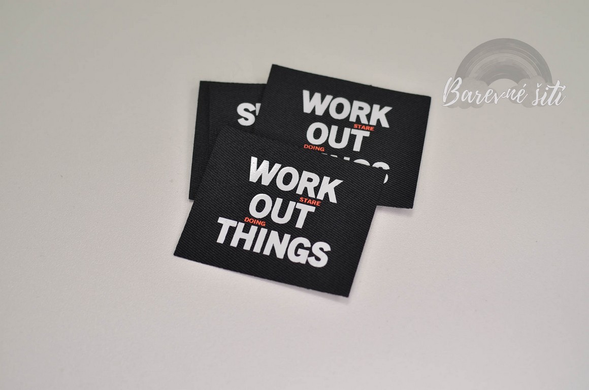 Nášivka Work out Things (E)