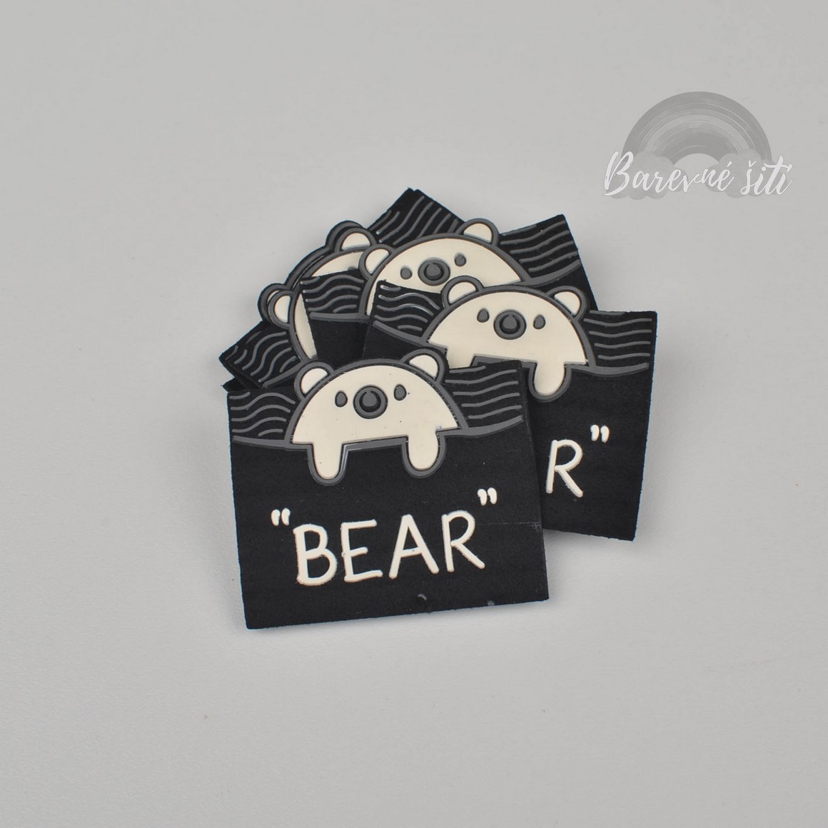 Nášivka ''BEAR'' černá (E)