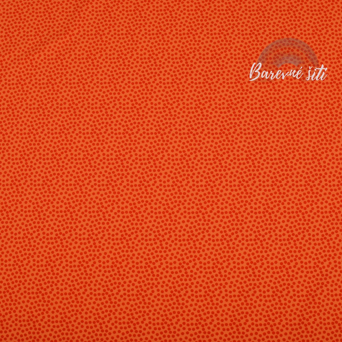 Úplet drobné puntíčky ORANŽOVÉ (E) 1m/ks