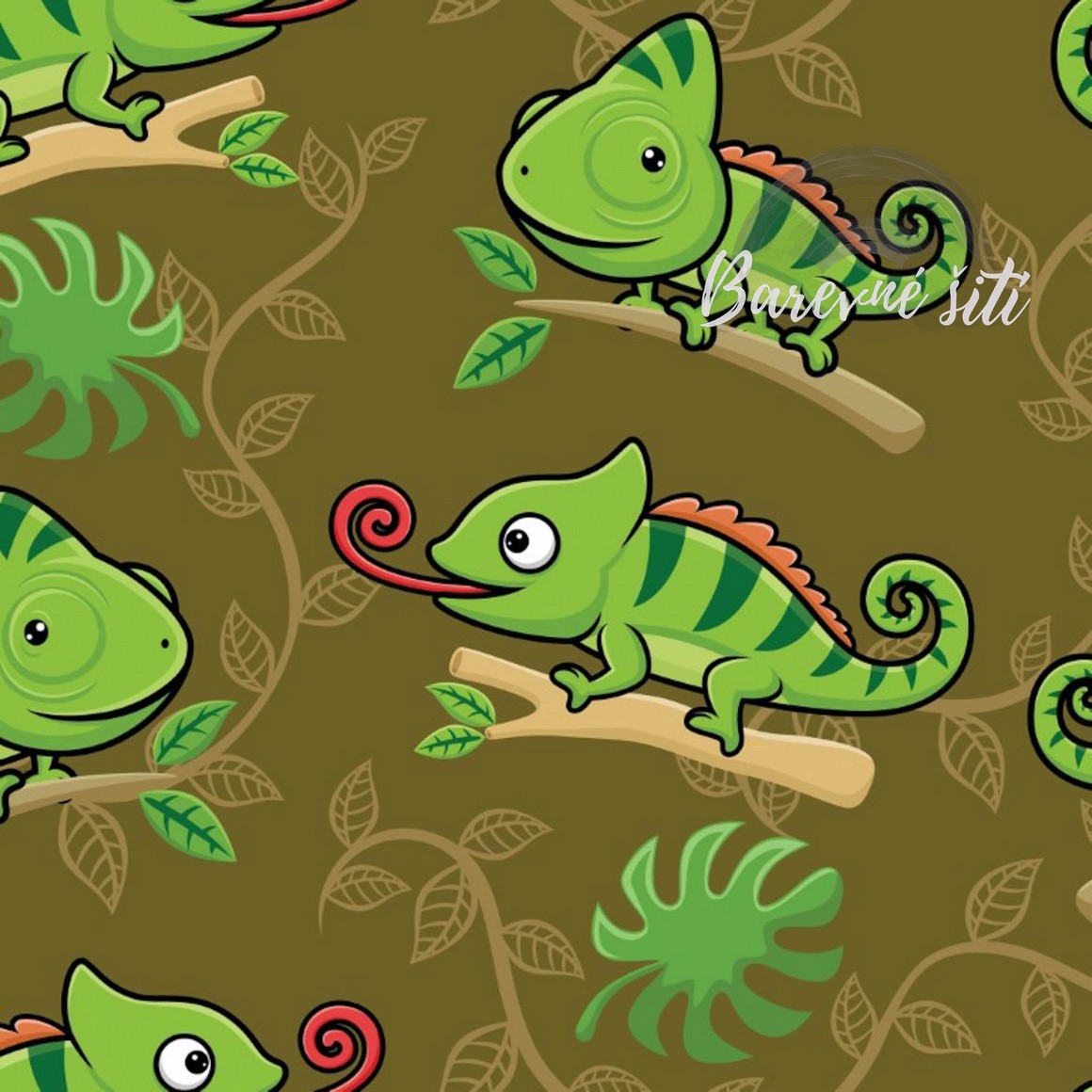 Teplákovina Kreslení chameleonci (E)
