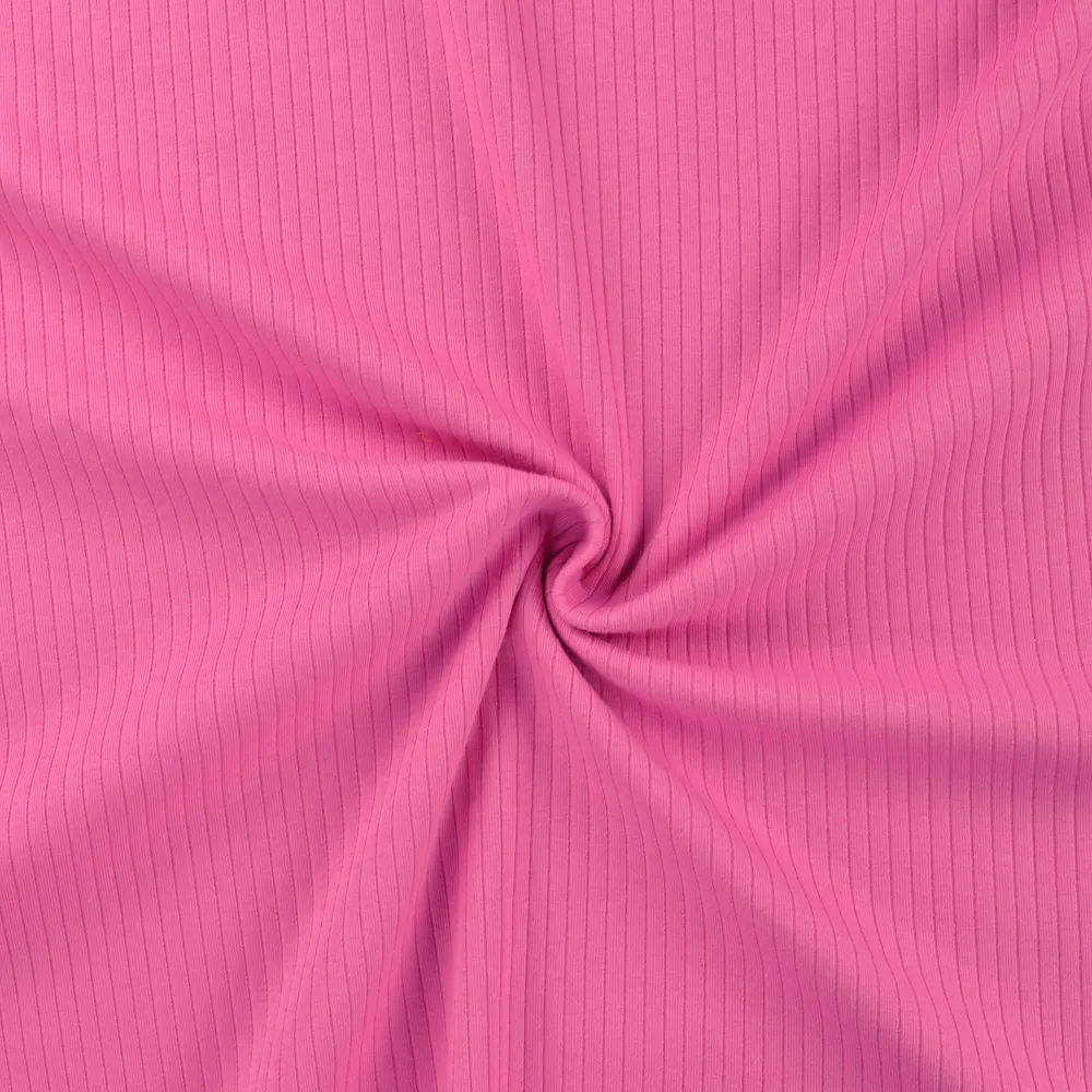 Úplet žebrovaný široký, Fuchsia (E)