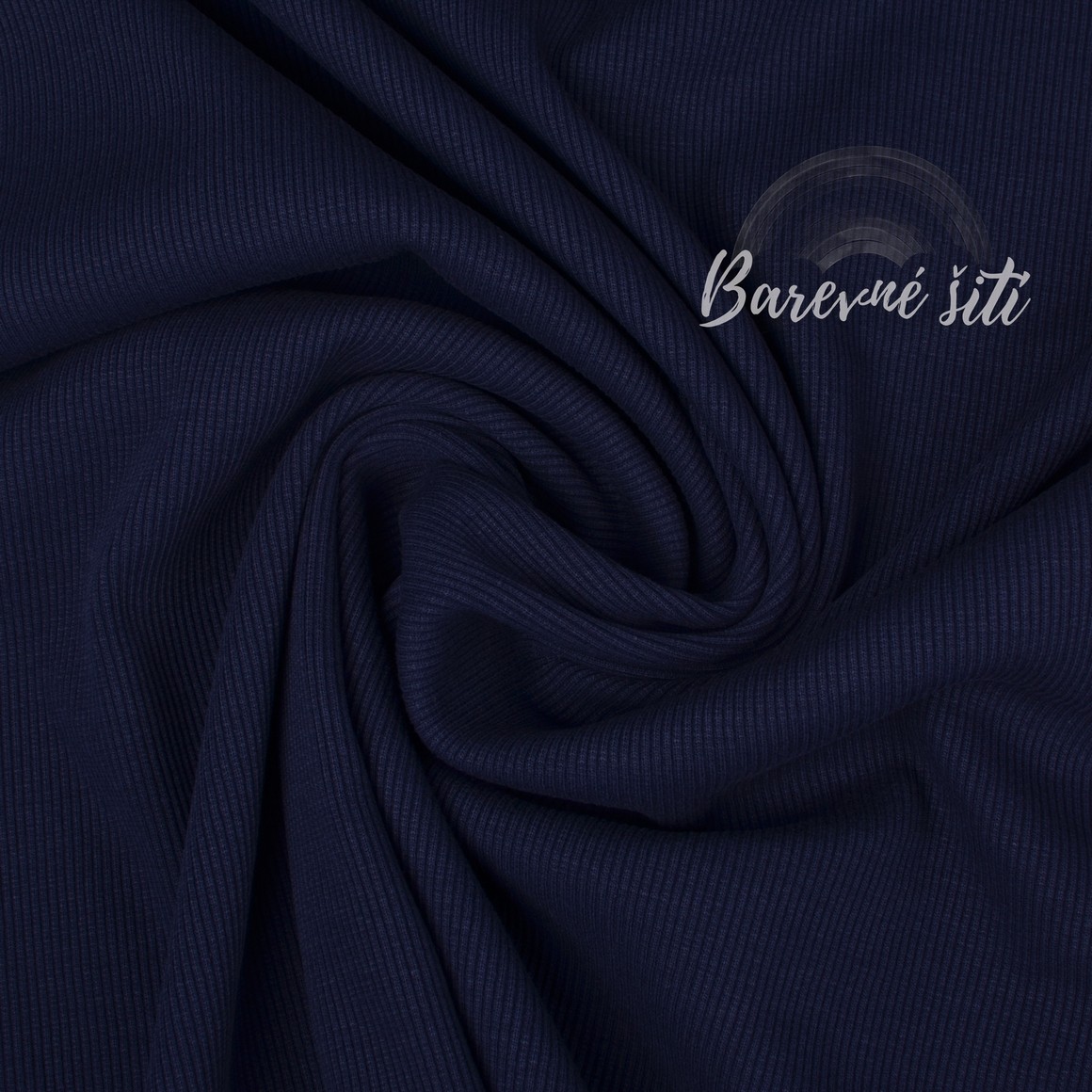 Náplet žebrovaný, Navy Premium (E) 0,30m/ks