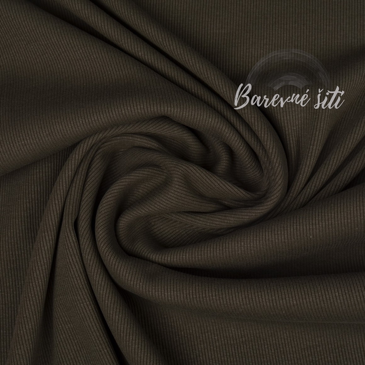 Náplet žebrovaný, Khaki Premium (E) 0,6m/ks