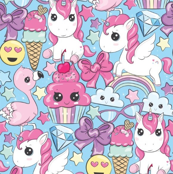 Úplet Cute Unicorn (E)