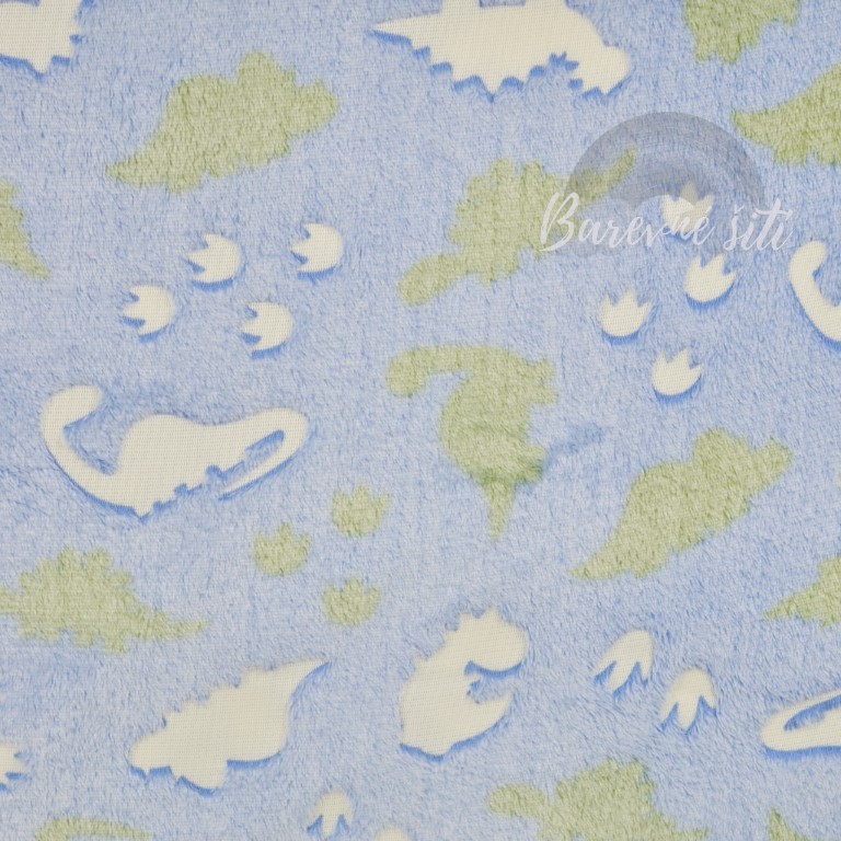 Wellness Fleece svítící ve tmě Dino (E)