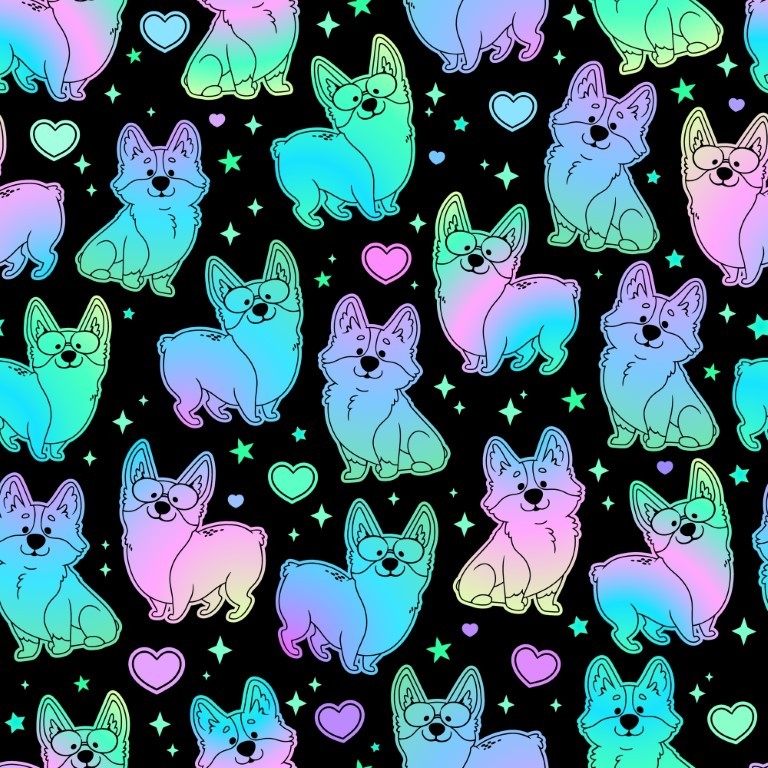 Úplet Neon pejsci (E)