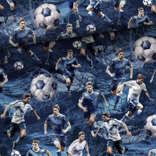 Úplet Modrý fotbal (E) 0,75m/ks