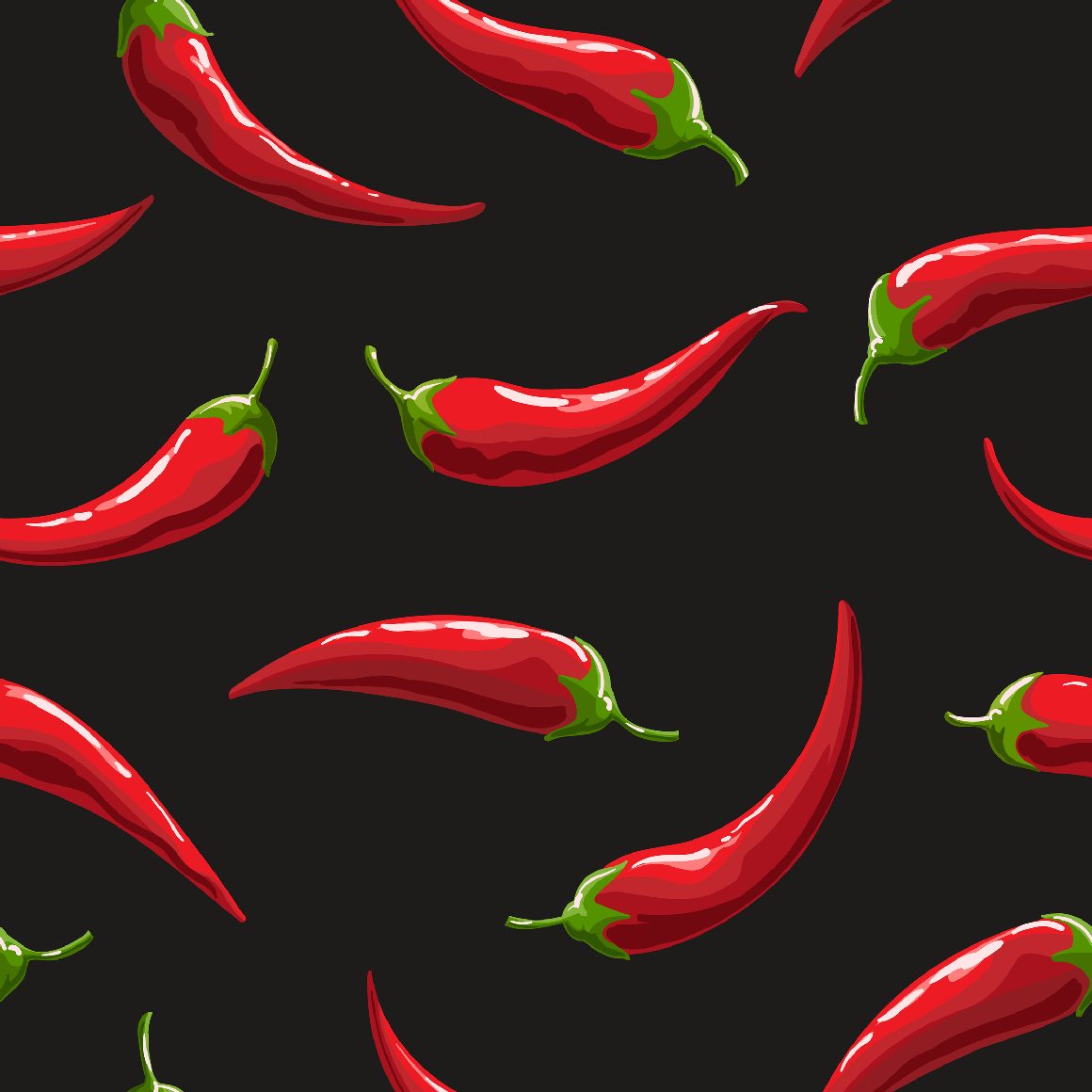 Úplet, Chilli papričky červené (E)