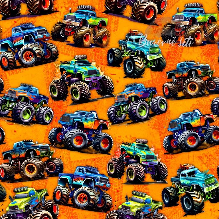 Úplet, MonsterTruck na oranžové (E)