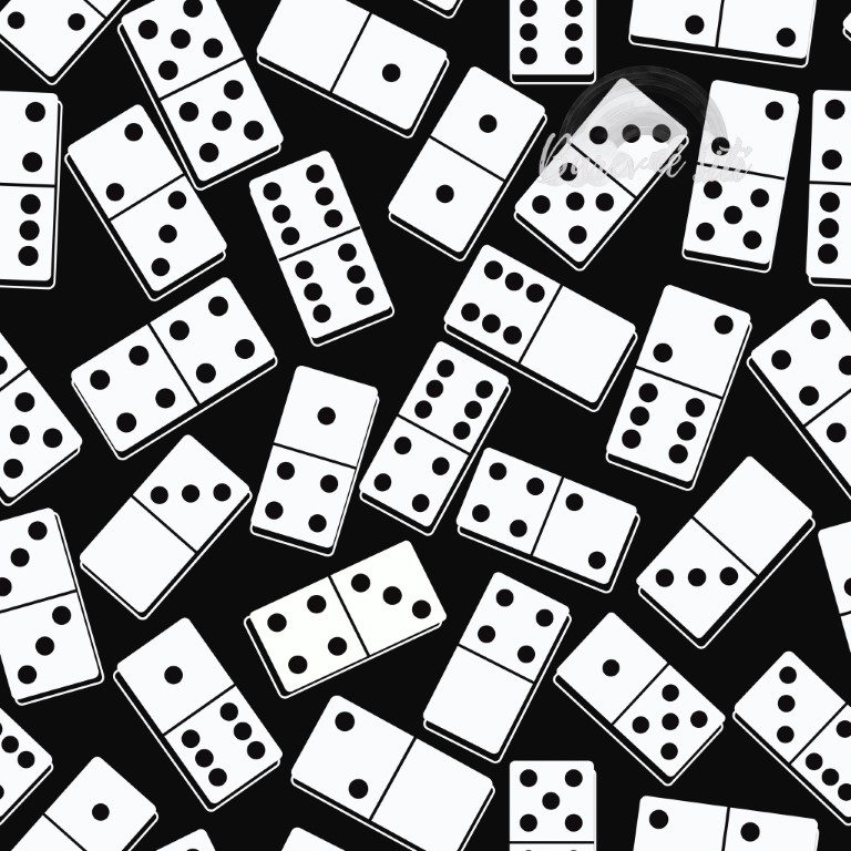Úplet, Černobílé domino (E)