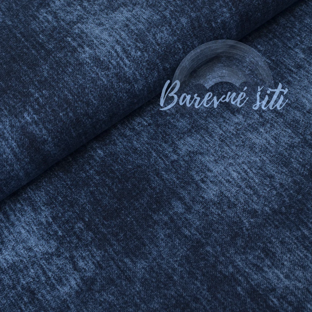 Teplákovina JEANS NÁMOŘNICKÁ NEW (E) 0,56m/ks