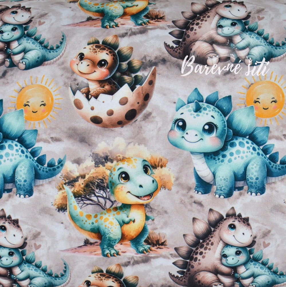 Zimní softshell Cute dino (E)