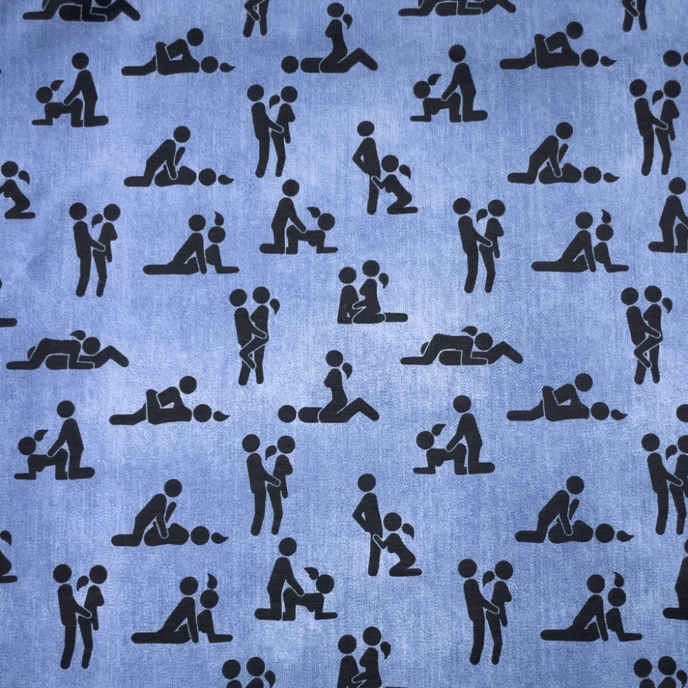 Úplet Kamasutra jeans staromodrá (E) z 2,10m