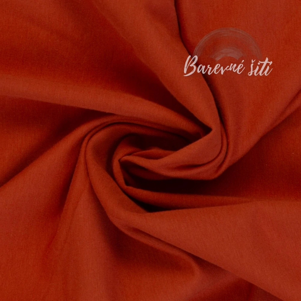Bavlněný úplet Terracotta 712 *NEW* (E) 0,75m/ks