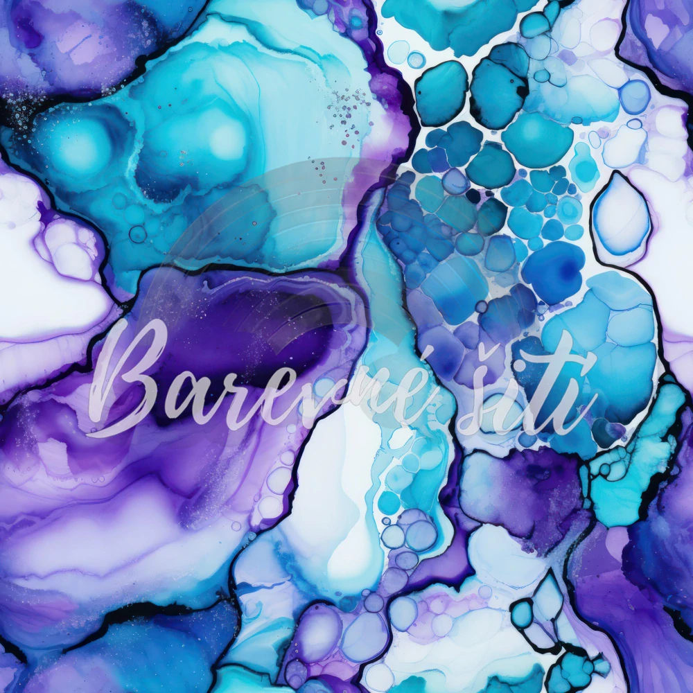 Úplet, Purple and blue (E)