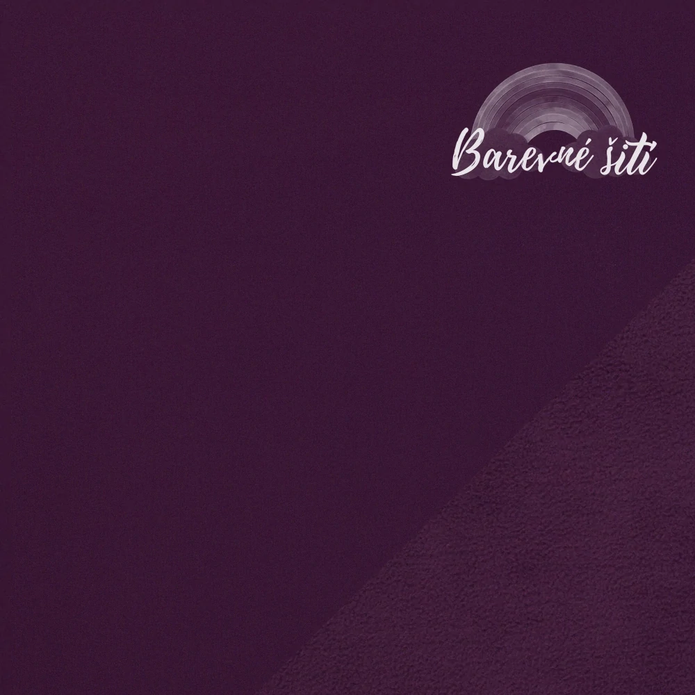 Zimni softshell s elastanem Plum (E)