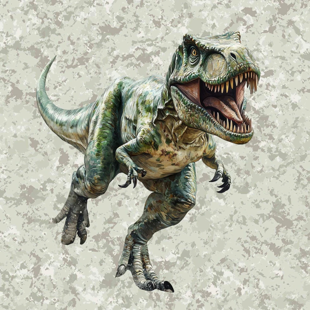 Teplákovina T-Rex na lovu, panel (E)
