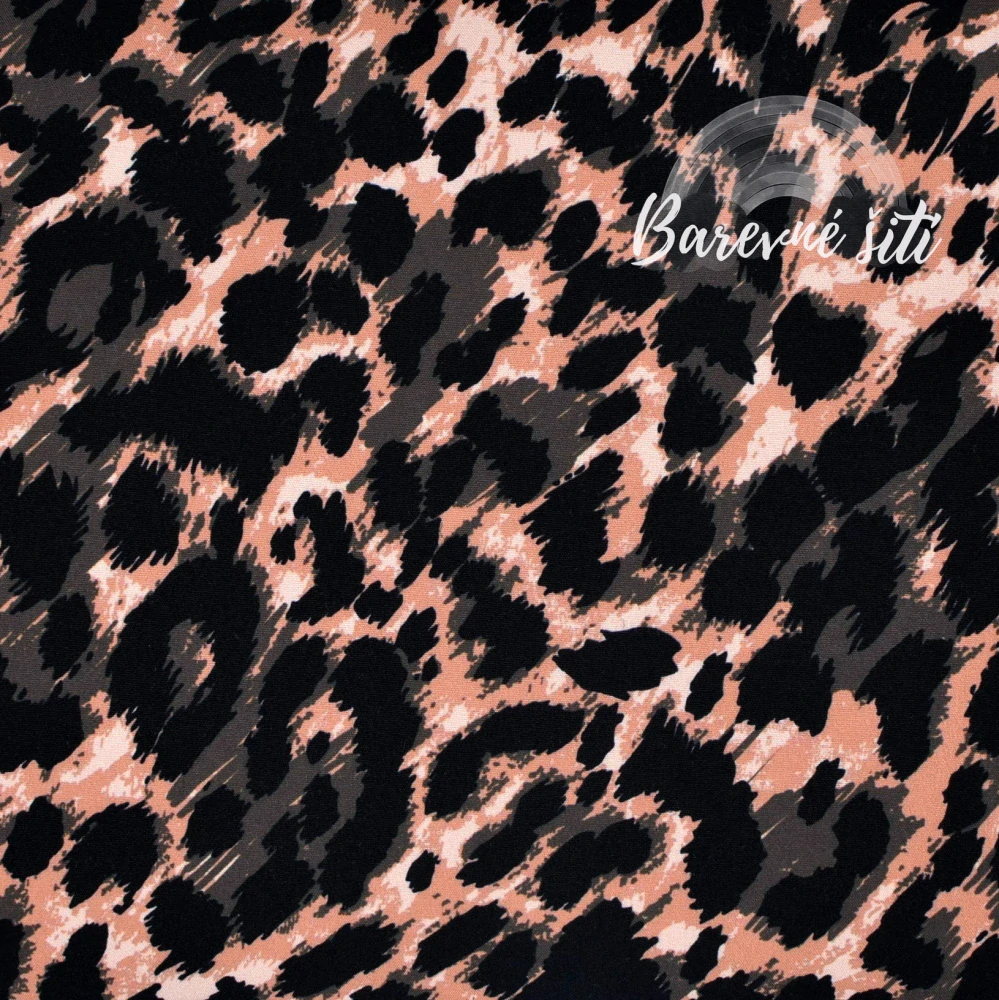 Zimní softshell Tmavý leopard (E) 1m/ks