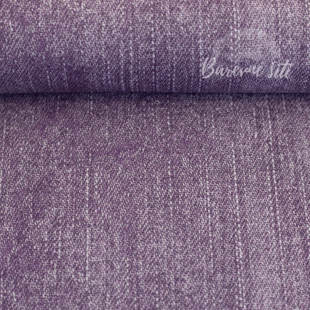Teplákovina Denim Lila (E)