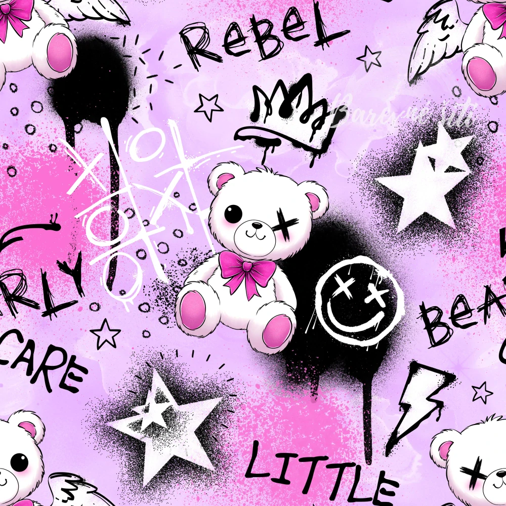 Teplákovina, Little rebel pink (E)