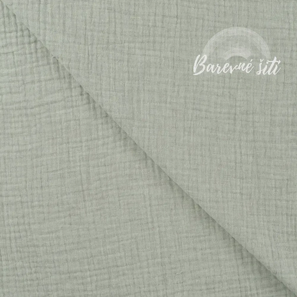 Mušelín melír Dusty mint (E) 0,60m/ks
