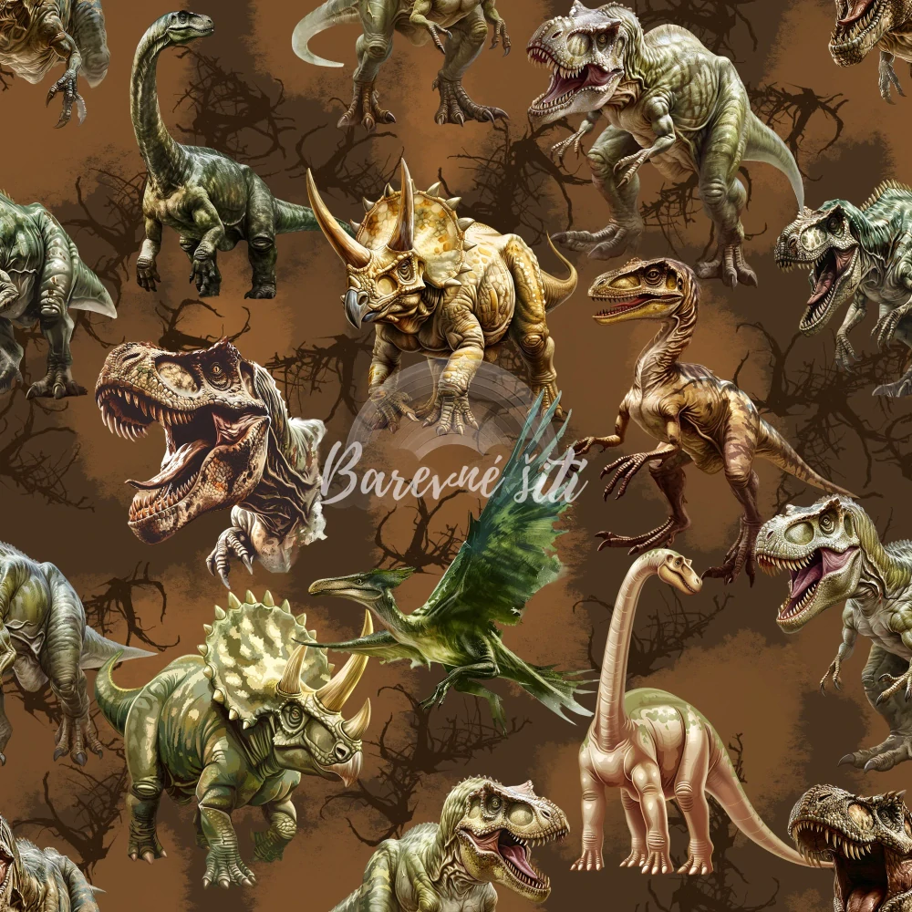 Úplet, Pravěcí dinosauři na hnědé (E)