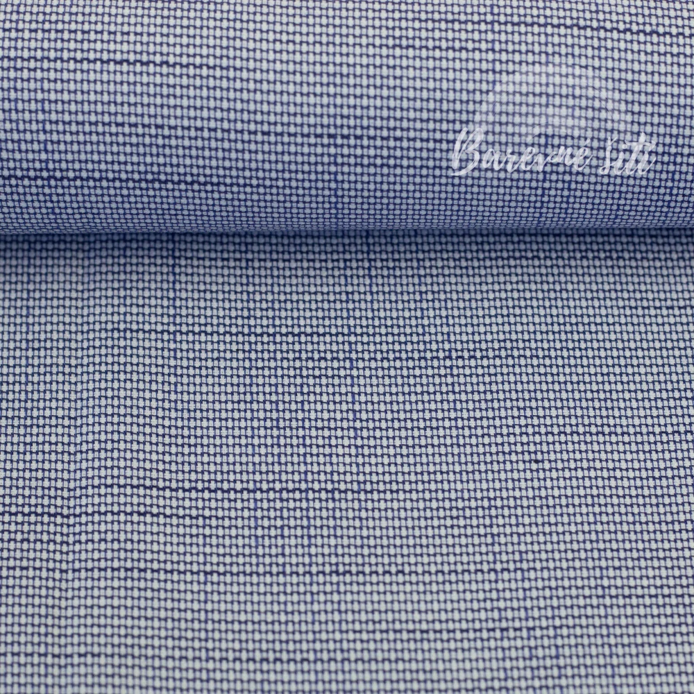 Košilovina, chambray Massi Modrá (E)