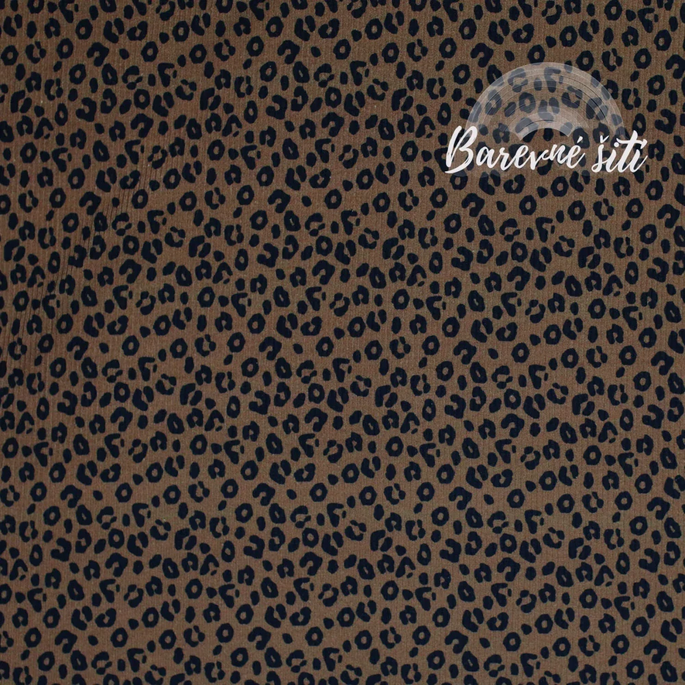 Žebrovaný úplet, Leopard hnědý (ZUH)