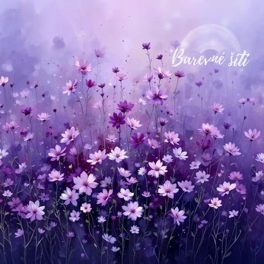 Úplet, Fialová louka, panel (E)