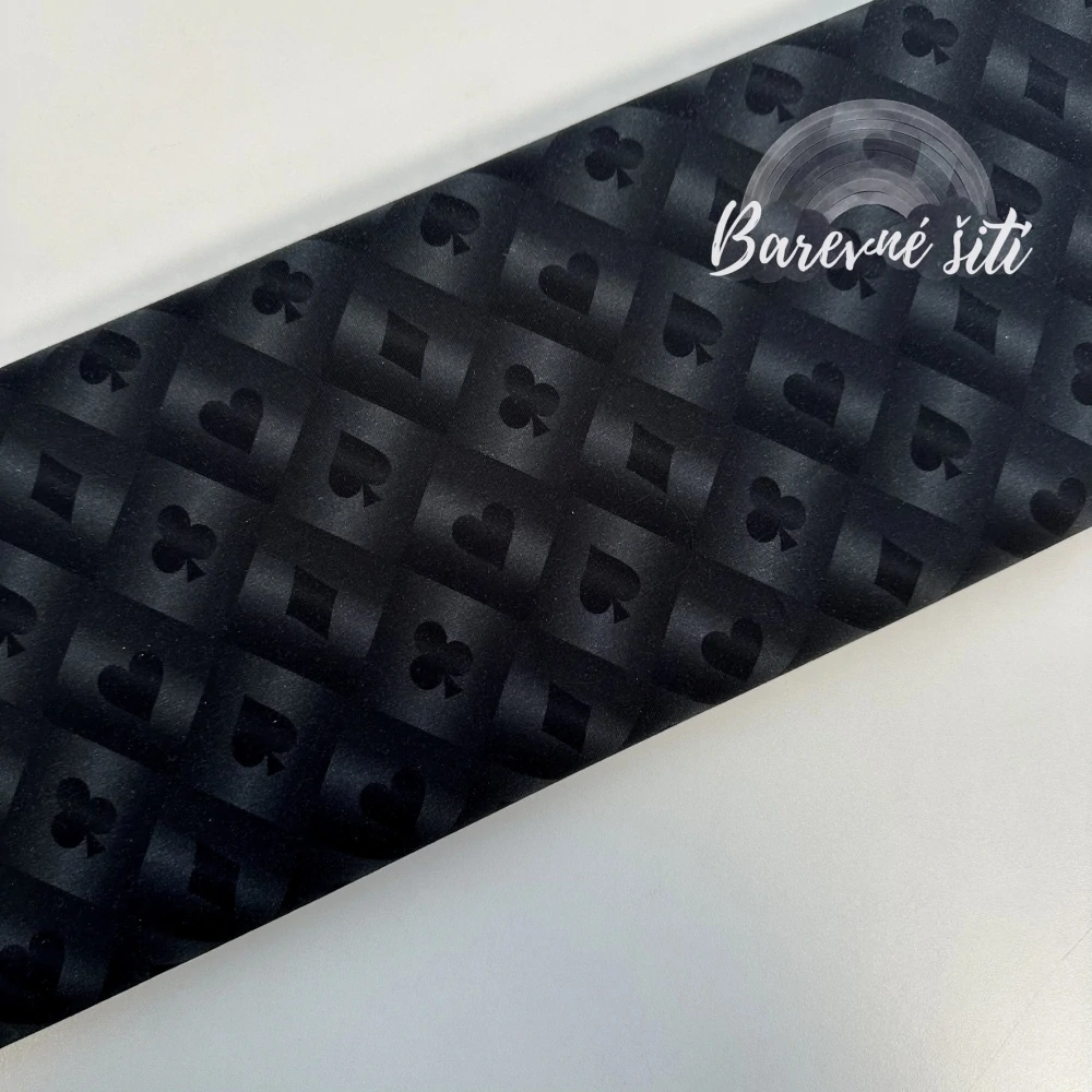 Úplet, Znaky karet, černá (E)