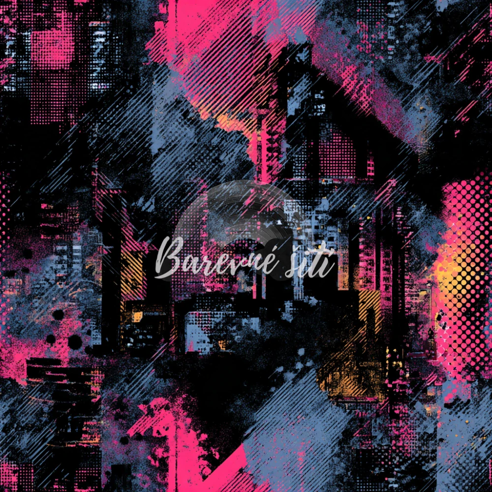 Úplet, Street pink vibes (E) 0,80m/ks