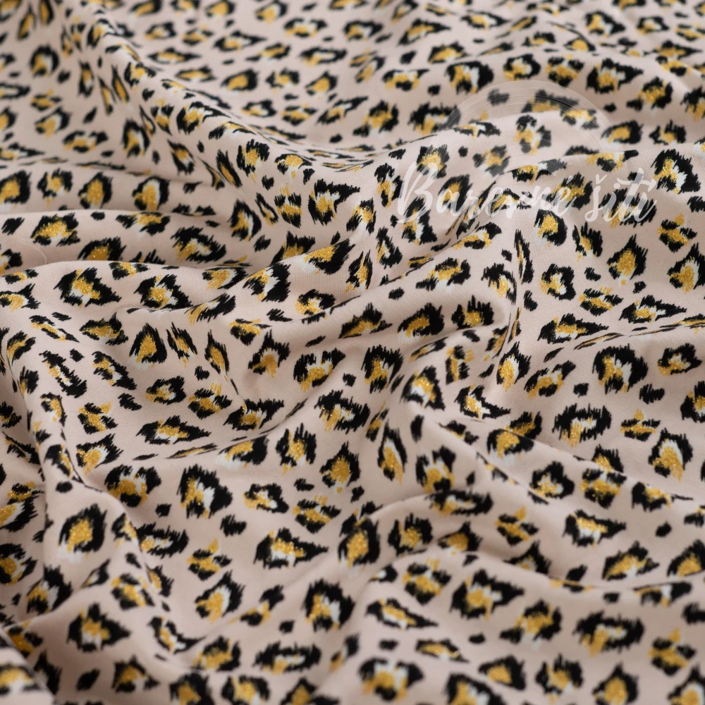 Teplákovina, Leopard pískový s glitry (E)