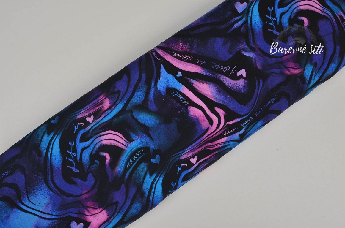 Úplet Psychedelický mramor (E)