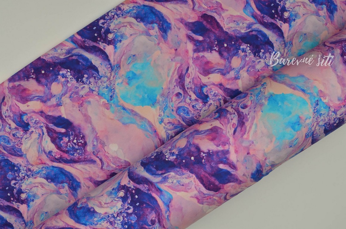 Úplet Blue Water Color Marble (E)