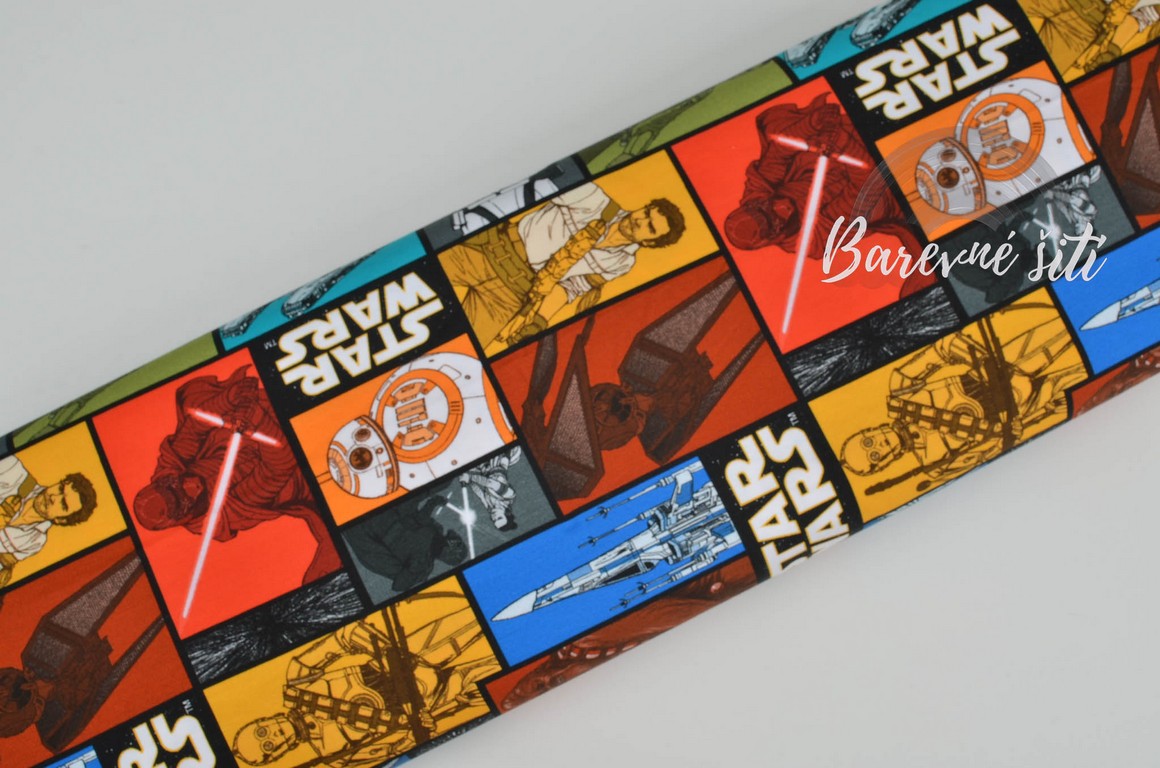 Úplet Star wars barevná (E) 0,8m/ks