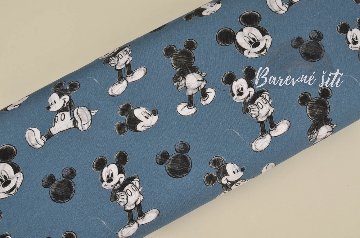 Úplet Mickey na jeans (E)