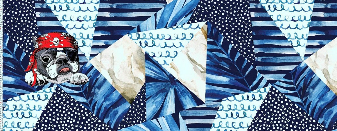 Úplet, Frenchie pirát, panel (E)