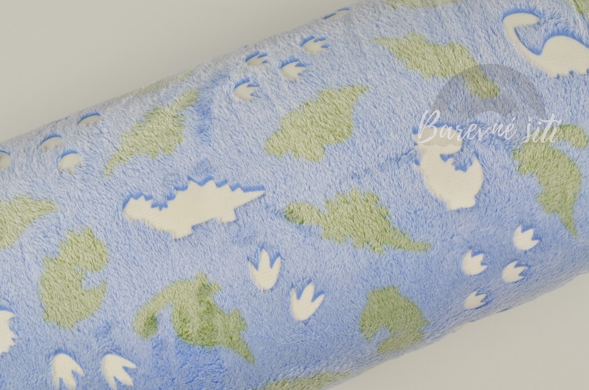 Wellness Fleece svítící ve tmě Dino (E)