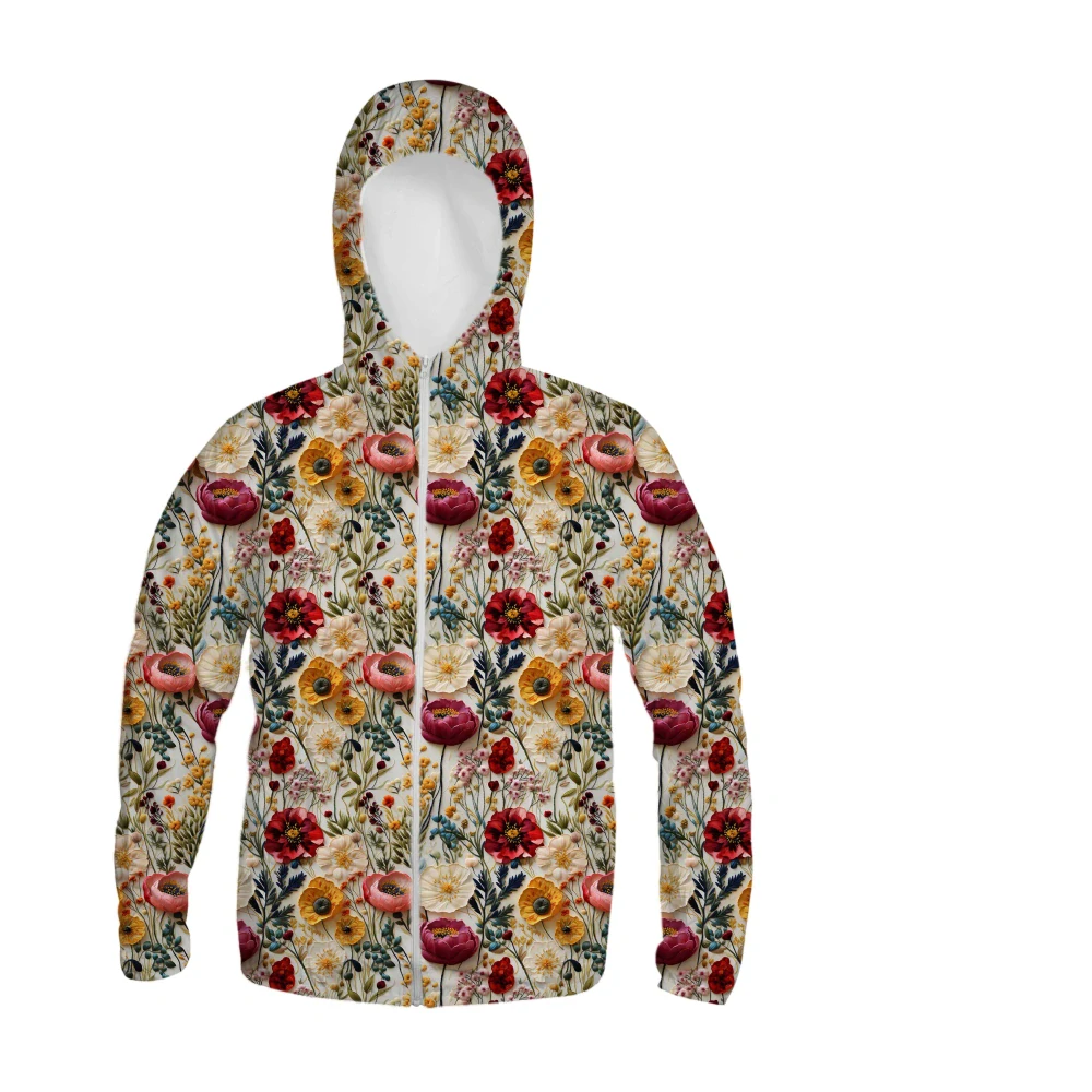 Zimní softshell Dokonalé 3D kytky PŘEDOBJEDNÁVKA (P)