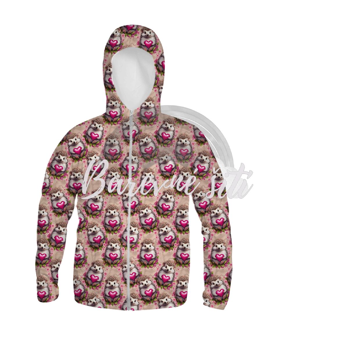 Zimní softshell Ježečci držící srdíčka PŘEDOBJEDNÁVKA (P)