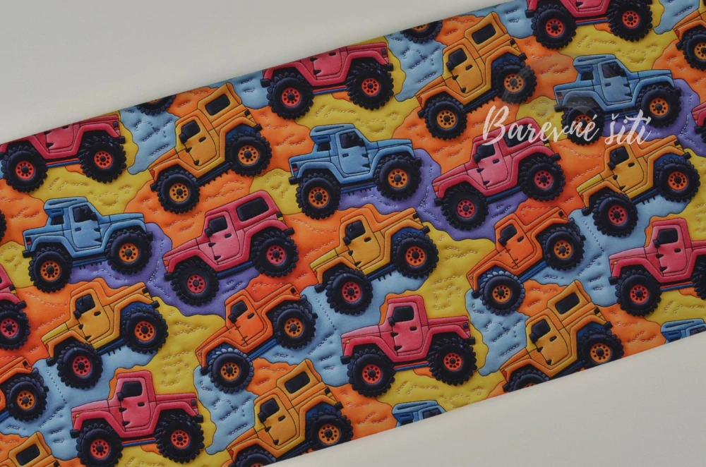 Úplet, Barevný MonsterTruck 3D (E)